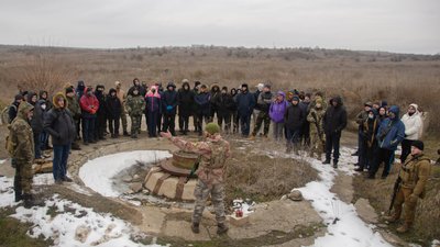 Під Одесою провели навчання з цивільної оборони для населення Під Одесою провели навчання з цивільної оборони для населення