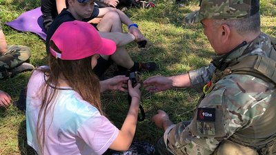 У таборі на Тернопільщині відбувся тренінг із тактичної медицини