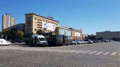 У центрі Харкова посилили заходи безпеки перед проведенням Автопрайду У центрі Харкова посилили заходи безпеки перед проведенням Автопрайду