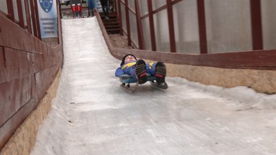 Тренування на санній естакаді Тренування на санній естакаді