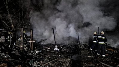 Пожежа в селі Острів