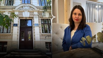 Колаж: Чернівецький ліцей №9 та Руслана Портей