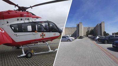 Біля Львівської лікарні швидкої допомоги будують паркінг для авто: де буде приземлятися вертоліт
