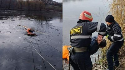 На Кіровоградщині чоловік намагався допомогти лебедям і провалився під лід