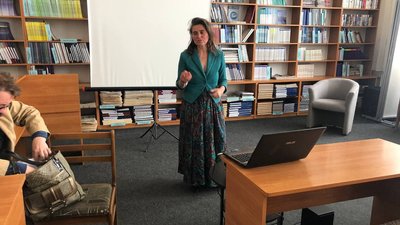 Комікс про збереження Землі представили в Закарпатській обласній бібліотеці Комікс про збереження Землі представили в Закарпатській обласній бібліотеці