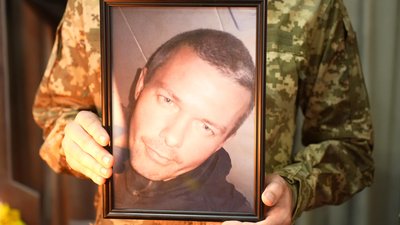 Портрет загиблого 35-річного військового Сергія Шалаєва, Хмельницький, 18 серпня 2026 року