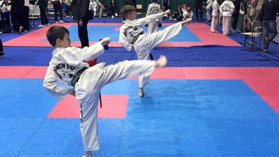 Чемпіонат України, таеквон-до ІТФ, змагання, діти, Франківськ