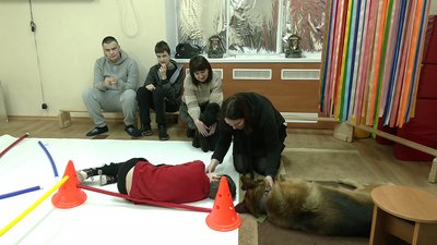 У Кропивницькому в реабілітації дітей з інвалідністю допомагають собаки-терапевти У Кропивницькому в реабілітації дітей з інвалідністю допомагають собаки-терапевти