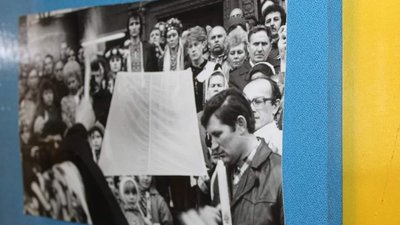Прапора над Тернопільською міською радою вперше торкнувся сотник Січових стрільців