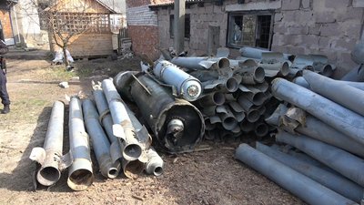 На Житомирщині на території Народицької громади триває розмінування та знищення боєприпасів На Житомирщині на території Народицької громади триває розмінування та знищення боєприпасів
