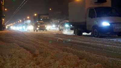 Снігопад у Дніпрі. Фоторепортаж Снігопад у Дніпрі. Фоторепортаж