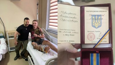 Президент України особисто вручив нагороду за мужність військовому з волинської бригади