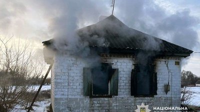 У селі на Полтавщині через пожежу в будинку загинув 57-річний чоловік