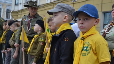 У Житомирі пластуни розпочали новий скаутський рік У Житомирі пластуни розпочали новий скаутський рік