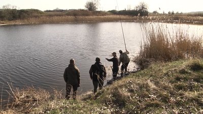 Рибоохоронний рейд: на водоймах одного з районів Житомирщини вилучили майже 500 метрів сіток Рибоохоронний рейд: на водоймах одного з районів Житомирщини вилучили майже 500 метрів сіток