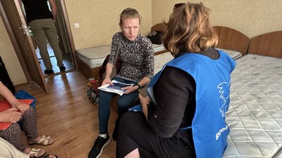 До Кременчуцького району евакуювали родину з Добропілля До Кременчуцького району евакуювали родину з Добропілля