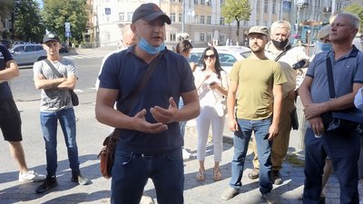 Пікет під ОДА: стало відомо ім'я загиблого, який чотири дні помирав під Зайцевим на Донеччині