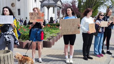 мітинг FreeAzov в Тернополі мітинг FreeAzov в Тернополі