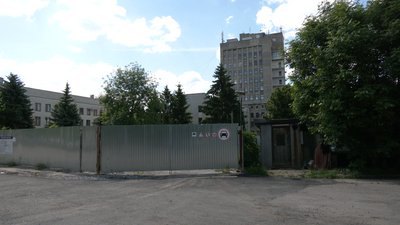 Будівництво біля ОДА Будівництво біля ОДА