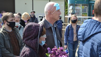 Пускають по двоє та в масках: як проходять роковини 2 травня Одесі Пускають по двоє та в масках: як проходять роковини 2 травня Одесі