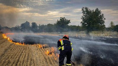Пожежа у Черкаській області 1 вересня