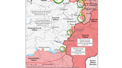 Карта боїв 17.07 Карта боїв 17.07