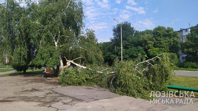 У громаді на Харківщині шквальний вітер зірвав дахи будинків