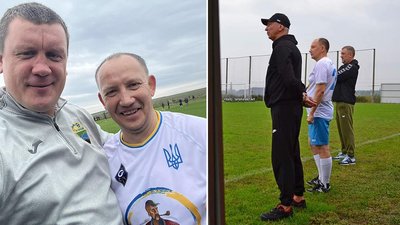 Під час матчу між ветаранами “Динамо” Київ та кропивницькою збірною “Січ” зібрали 300 тисяч гривень для ЗСУ Під час матчу між ветаранами “Динамо” Київ та кропивницькою збірною “Січ” зібрали 300 тисяч гривень для ЗСУ