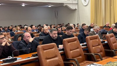 Депутати під час сесії Запорізької міськради