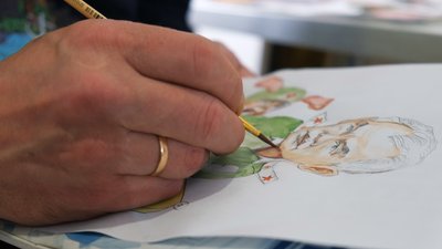 "Паразит та армія свиней": вінницький художник висміює амбіції путіна у картинах "Паразит та армія свиней": вінницький художник висміює амбіції путіна у картинах