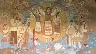 Частину мозаїки із розваленого кінотеатру у Новому Роздолі перевезли до Львова