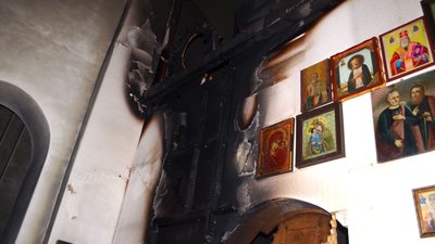 У Сновську горіла церква. Ймовірна причина пожежі – підпал У Сновську горіла церква. Ймовірна причина пожежі – підпал