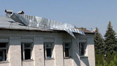 Пошкодження після обстрілів Пошкодження після обстрілів