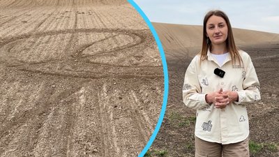 мотоцикли зіпсували поле на Волині, підлітки на потоциклах на полі з буряками