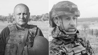 Загиблі військові Віталій Карпов та Степан Оликсійчук