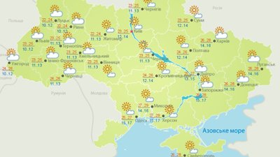 Вихідними у Полтаві буде хмарно і можливі грози