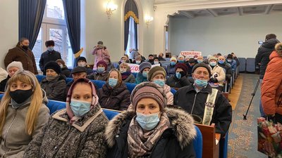 Жителі Житомира вийшли на чергову акцію протесту проти підвищення тарифів (ОНОВЛЮЄТЬСЯ)
