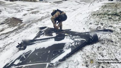 Безпілотник РФ із бойовою частиною