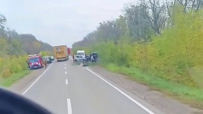 На Кіровоградщині внаслідок дорожньої аварії травмувалися п'ятеро людей