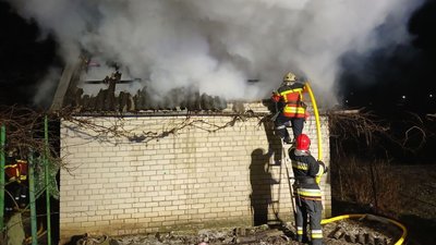 Пожежа в Запорізькій області