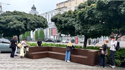 Молодь, парклет, Житомир