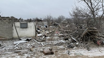 Місто Гірник після ракетного обстрілу, Донецька область, 25 січня