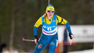 Анастасія Меркушина, біатлоністка збірної України на Кубку світу