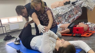 У Дніпропетровському університеті проводять безкоштовні тренінги з домедичної допомоги