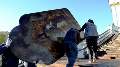 Реставрація довжиною в 11 років. Як Андріївську церкву готують до відкриття Реставрація довжиною в 11 років. Як Андріївську церкву готують до відкриття
