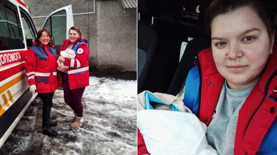 Народила всьоме: на Закарпатті медики приймали пологи у "кареті" швидкої допомоги