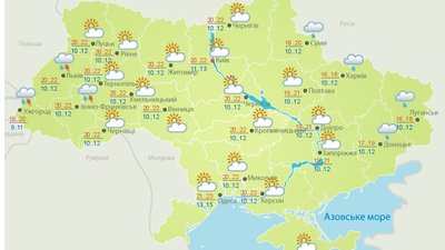 Вихідними у Полтаві прогнозують дощі з грозами Вихідними у Полтаві прогнозують дощі з грозами