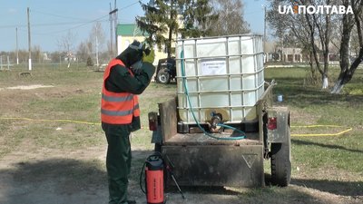 У Мачухівській ОТГ винайшли дезрозчин, який виявився непридатним до використання
