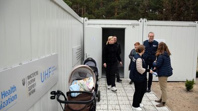 В Охтирці на Сумщині відкрили модульну конструкцію екстреної меддопомоги В Охтирці на Сумщині відкрили модульну конструкцію екстреної меддопомоги