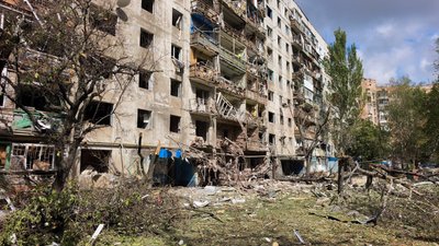 Наслідки російського авіаудару по Краматорську